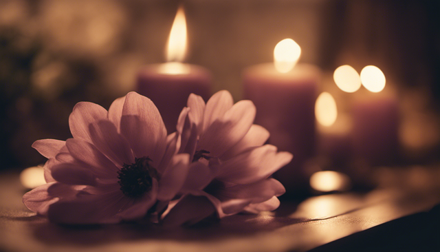 Romantika so sviečkami a kvetmi - totálna klasika